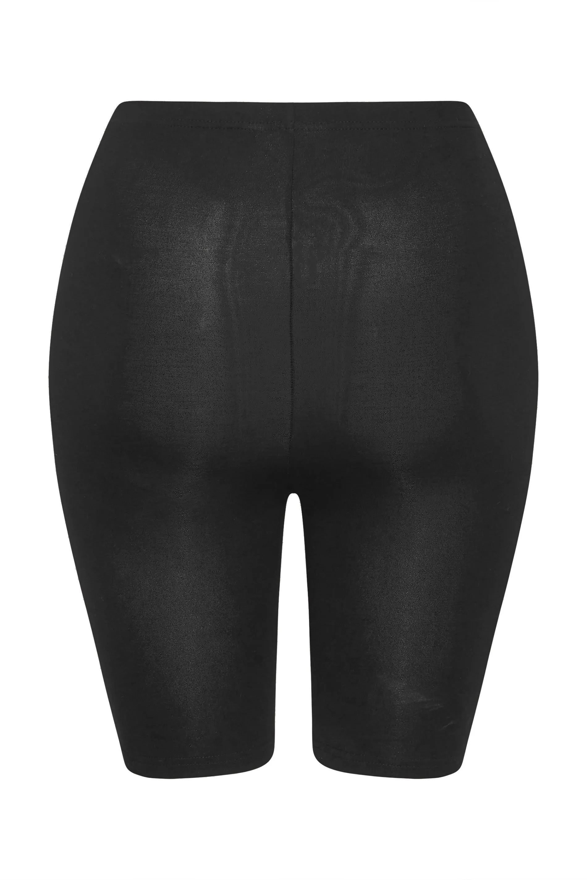 YOURS FOR GOOD RECYCLED Curve Black Cycling Shorts